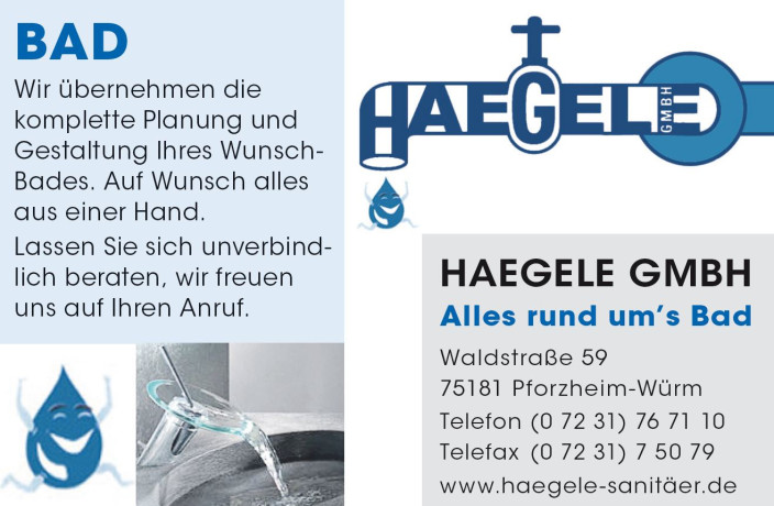 Beispielarbeit von Haegele Gas- Wasser-Wärmeinstallation GmbH - veröffentlicht auf Sanitaer.org